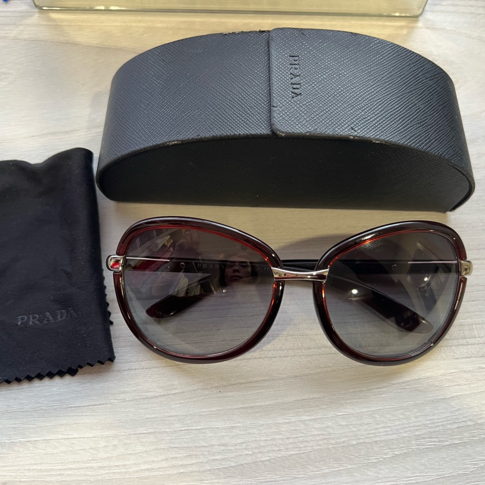 Prada Sunglasses for women in Burgundy